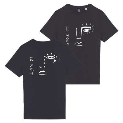 T-Shirt Homme Le Jour & La Nuit Noir